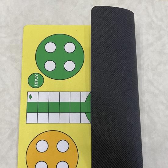 1 Set 4 Players Flying Chess Game with 35CM Rubber Chessboard 16 Chess Pieces 1 Dice Kids Adults Family Night Interactive Classic Strategy Game