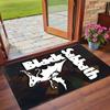 Led Zeppelin Print Crystal Velvet Plush Rug Wear?Resistant Anti?Slip Floor Mat For Indoor Household Decoration