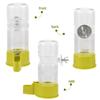 Transparent Bird Cage Water Feeder Plastic Bird Water Dispenser Cage Accessories