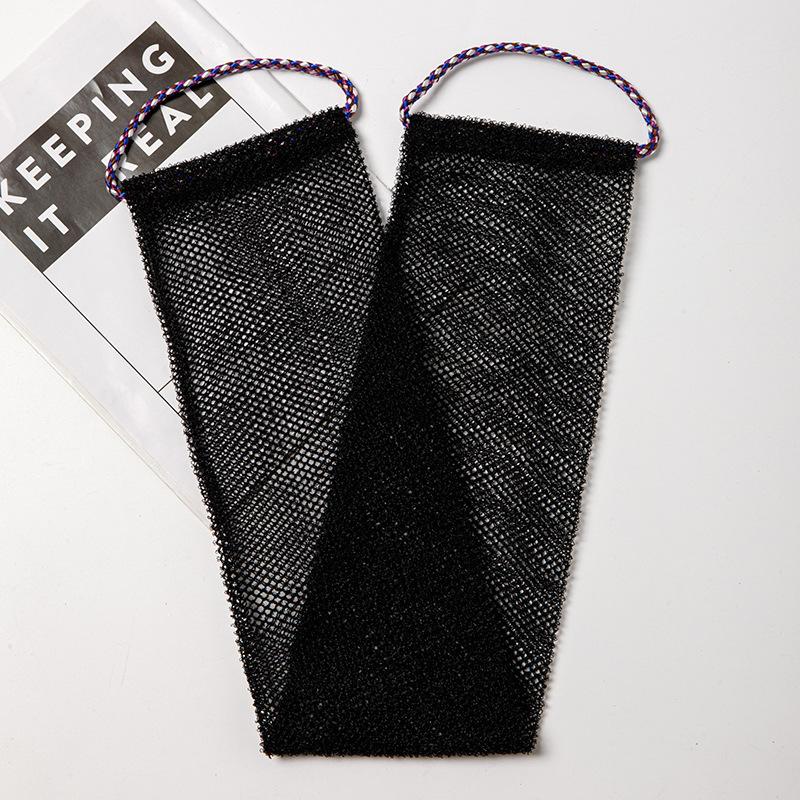 1 шт. Африканская сетчатая губка для ванны 14x77 см Африканская сетчатая длинная банная губка для отшелушивания душа, тела, скраб для спины, разглаживающая кожу