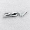 3D ABS 2.5V 2.5S 3.0V Logo Car Body Sticker Rear Trunk JFTY6 Badge for Toyota Aygo CHR Auris Rav4 Yaris Corolla 4Runner Accessories