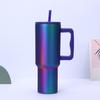 Third-Gen 40oz Stainless Steel Insulated Cup with Portable Handle and Straw