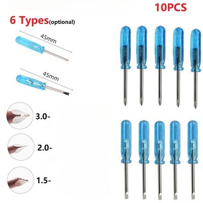 10 шт. Мини-шлицевые крестовые отвертки для ремонта ноутбука X-Box 1,5/2,0/3,0 мм, водонепроницаемый набор бит Ph2