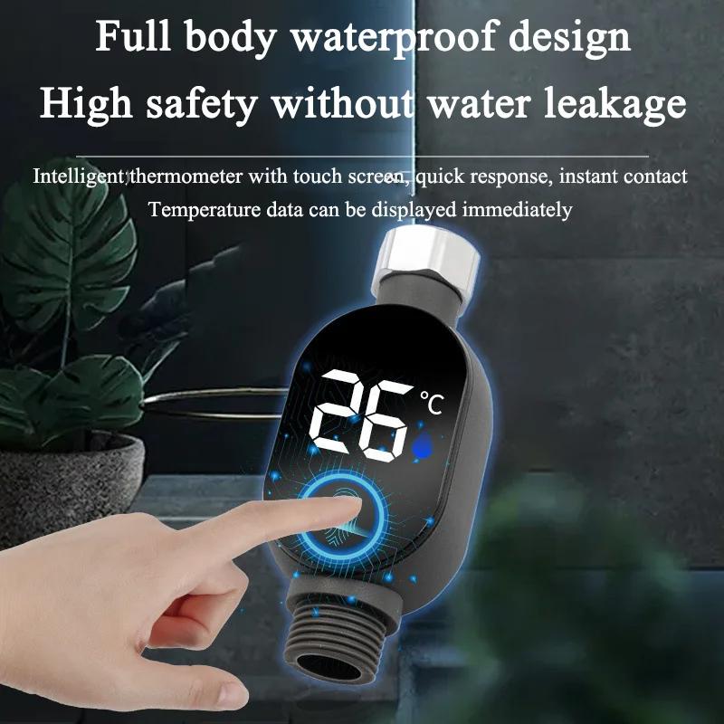 Гидромассажная ванна Монитор температуры воды Электрический светодиодный дисплей Домашние смесители для душа Термометр для воды Измеритель температуры для купания