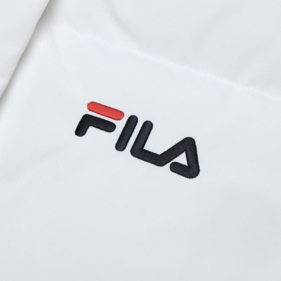 Fila FW23 Длинная Модная Повседневная Свободная Пуховая Куртка с Капюшоном Женская верхняя одежда Стандартный-Белый F11W349924F