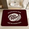 D-Dr P-Peppers Bathroom Mat Anti-slip Absorb Water Long Strip Cushion Bedroon Mat Welcome Doormat