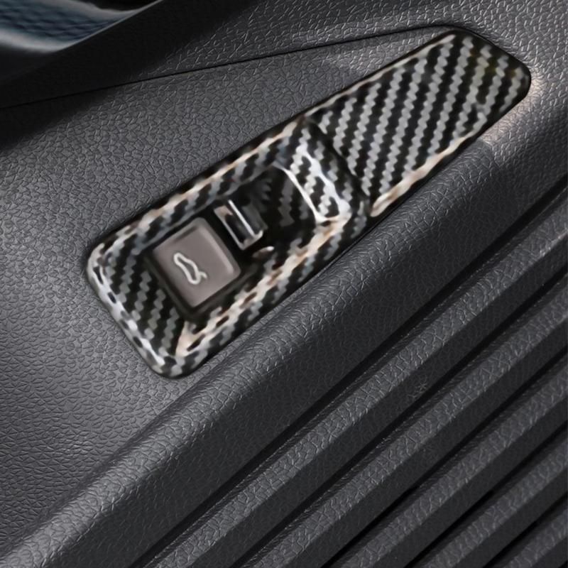 For Volkswagen VW ID.4X ID.4 CROZZ 2022 Carbon Interior Car Door Handle Trim Panel Window Switch Button air vent Cover