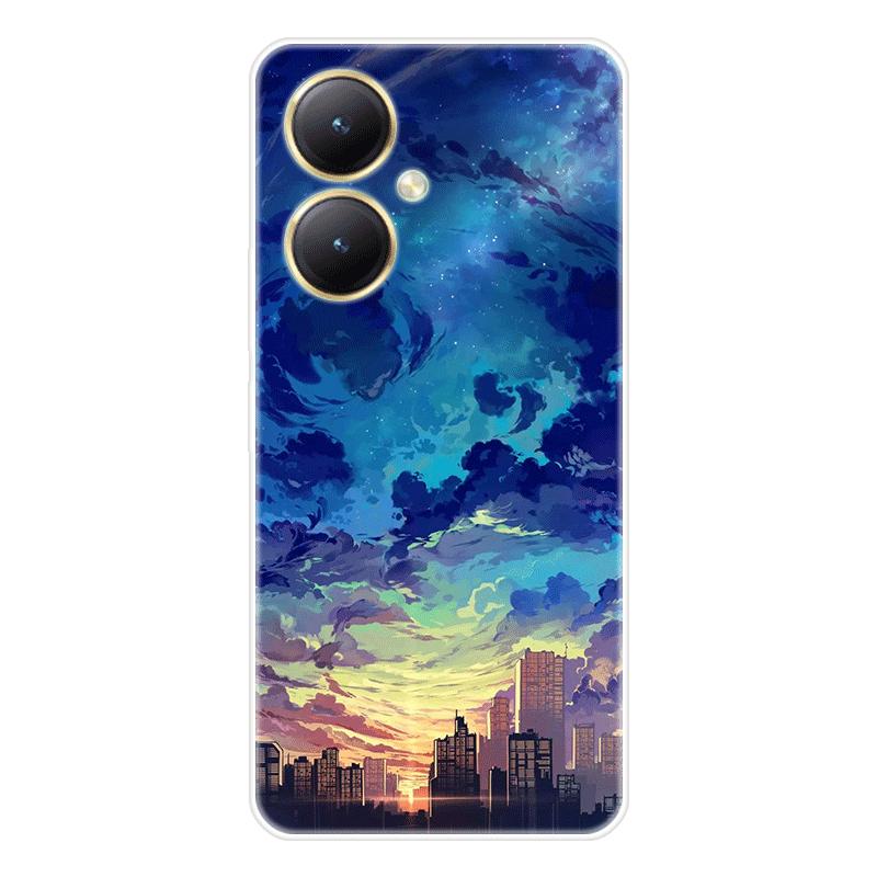 Для Vivo Y27 4G Y 27 5G чехол Мягкая силиконовая задняя крышка Чехол для телефона с рисунком из мультфильма Разнообразие