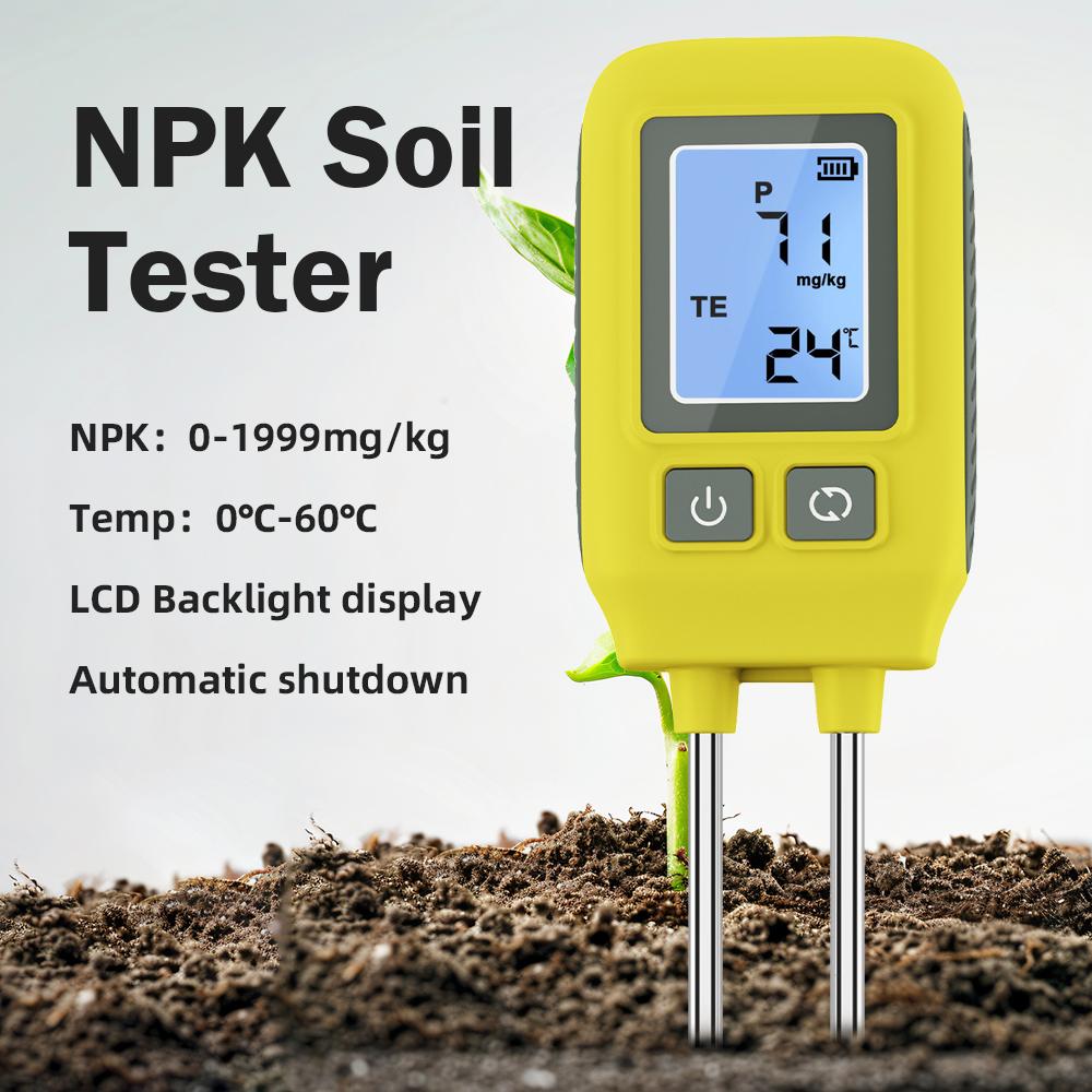 2/3/3/5/6 in 1 Digital Soil Tester Multifunctional Soil Fertility pH Temperature Sunlight Moisture Light Meter Soli Analyzer