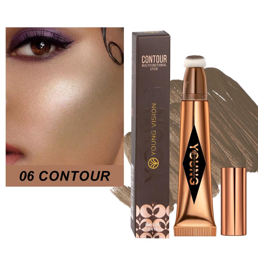 YOUNG VISION Air Cushion Blush Highlighter Stick Multi-Color Optional Waterproof and Sweat Proof Liquid Blush