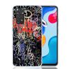 Graffiti Fashion Cool Phone Case For Xiaomi Redmi Note 15 14 13 12S 12 Pro Plus 11S 11E 11 11T 10S 10 Art Soft Pattern Cover Red