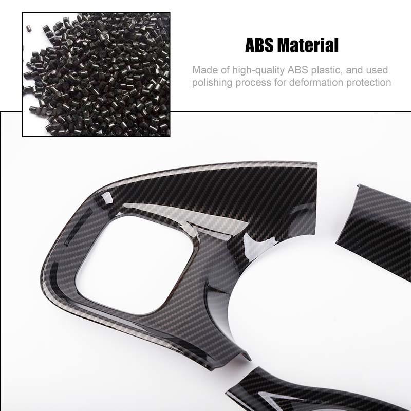 Наклейки на крышку приборной панели с центральным управлением для Dodge Charger 2011-2014, автомобильные аксессуары из АБС-пластика