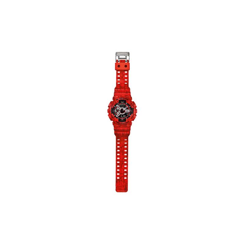 Casio CASIOG-SHOCKСЕРИЯ ТЕМАТИЧЕСКИХ МОДЕЛЕЙ SLASHPATTERN, автоматическая светодиодная подсветка, календарь, ударопрочные, противомагнитные и водонепроницаемые, кварцевый механизм, GA-110SL-4