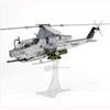 Масштаб 1/72 Американские вертолеты AH-1Z Viper Истребитель Металлические модели Коллекционные модели самолетов Металлические миниатюры Рождественский подарок Игрушки для мальчиков