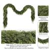 1/2Pcs 150/180/270CM Christmas Artificial Cedar Garland Simulation Norfolk Pine Needle Rattan Fake Greenery Mantle Fireplace Porch Outdoor Decoration