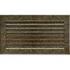 Vent Cover FRESH 17x30 Black and Gold