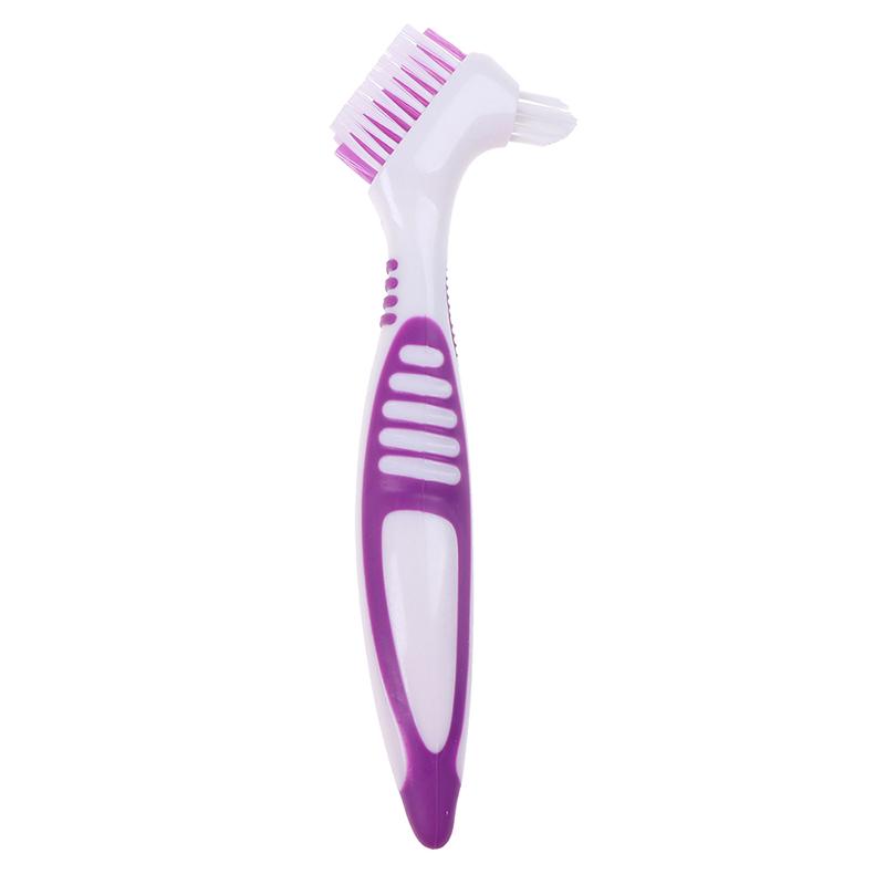 Коробка для зубных протезов и набор щеток для чистки фиксатора футляра для зубных протезов Щетка Зубная щетка