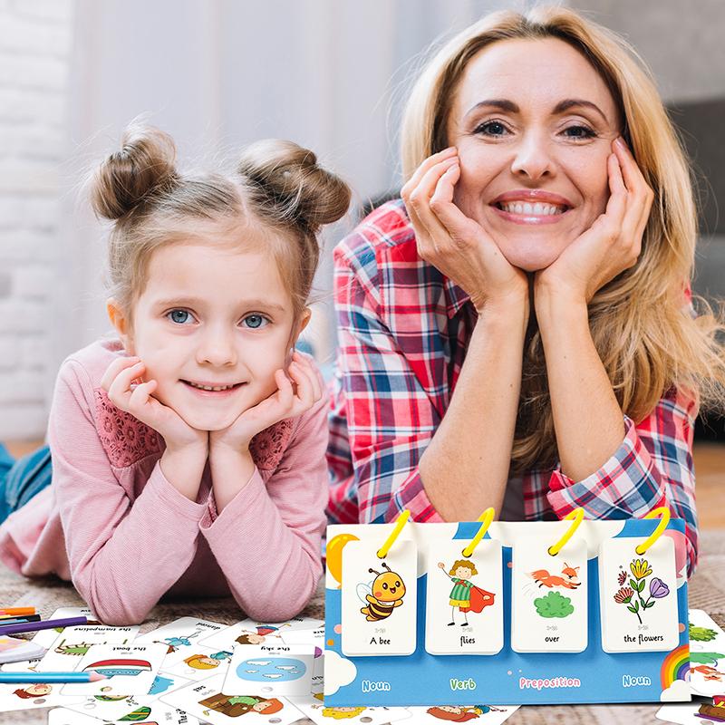 Sentence-Making Exercises Flip Chart Sentence Educational Learning Tool Vocabulary Building Special Education Speech Therapy