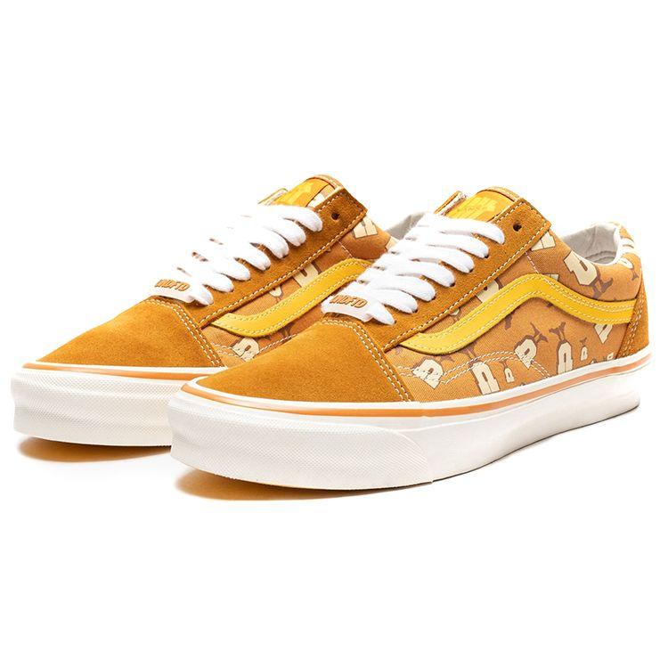Undefeated x Vans OG Old Skool LX U-Man - Коричневый Buckthorn Унисекс Кроссовки Marshmallow VN0A4P3X7AO