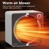 500W Electric Heater Ceramic Heating Hot Air Blower Room Small Desktop Fan Heater Winter Low-power Electric Warm Stove