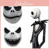 Очаровательная латексная маска Джека Скеллингтона из «Кошмара перед Рождеством» для взрослых