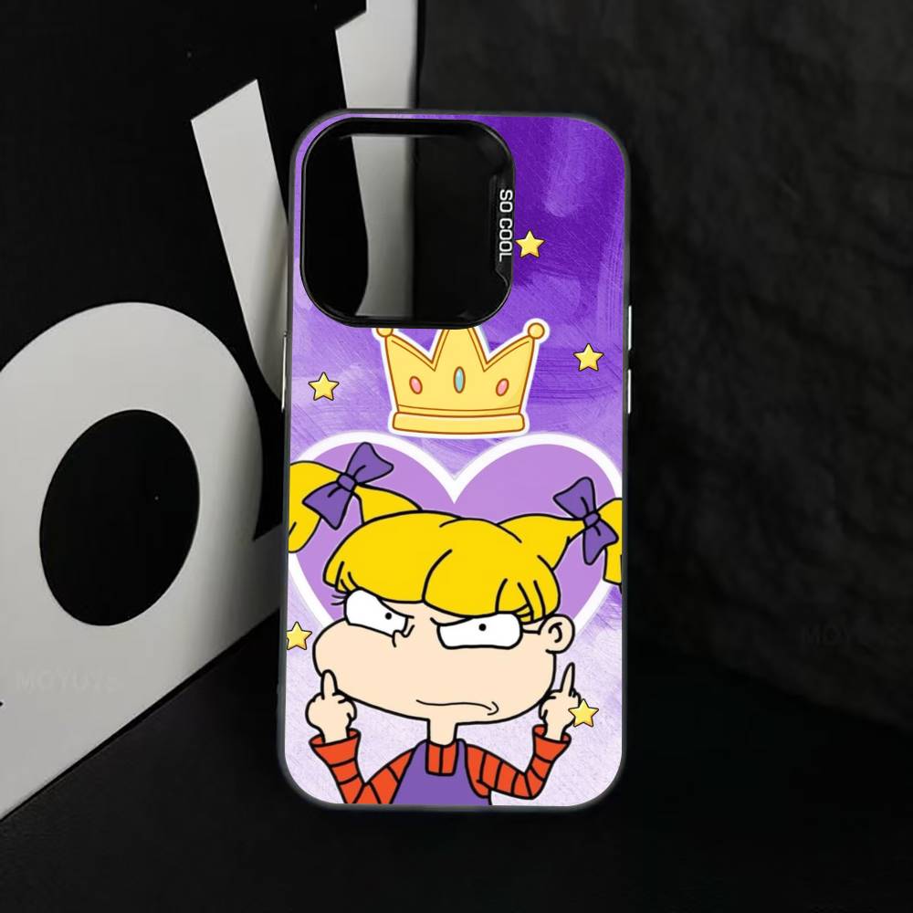 Rugrat A-Angelica Phone Case For iPhone 17,16,15,14,13,12,11 Plus,Pro Max,XS,Colorful Silver Phone case Funda Cover