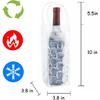 Ice Chiller Bag for Wine Bottle Cooler for Party Cooler for Red White Champagne or Sparkling Gel Cooling Holder Freestanding 5