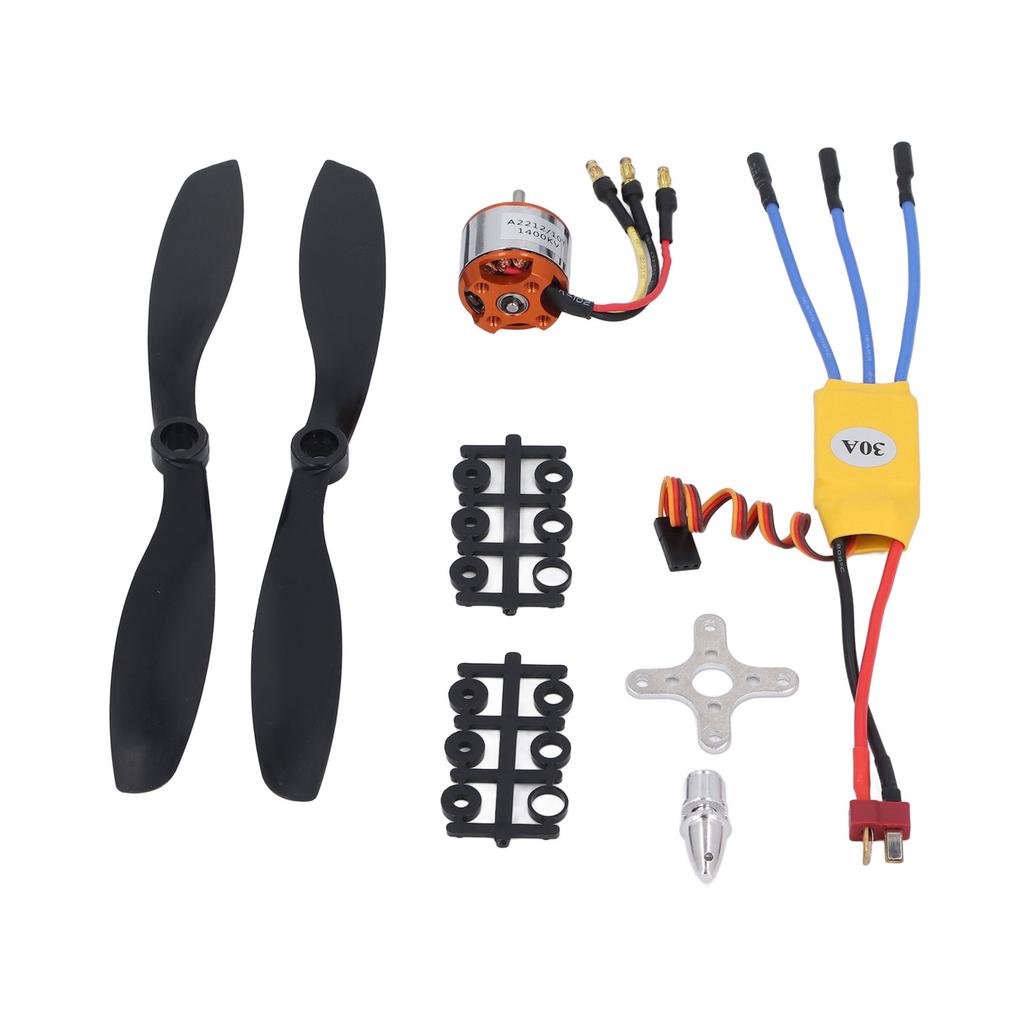 A2212 10T 1400KV Brushless Motor 30A ESC Drone Motor ESC Kit for 550 RC Quadcopter