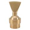 Fan Shaped Fountain Nozzle Copper Adjustable Uniform Water Spray Fan Shaped Fountain Spray Head for