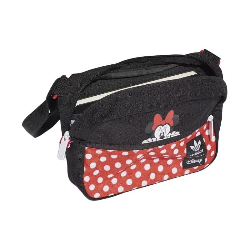 adidas Оригинальная коллаборация Disney, полиэстеровая сумка кроссбоди, сумка на плечо унисекс, красная, черная, многоцветная, Adidas GN3228
