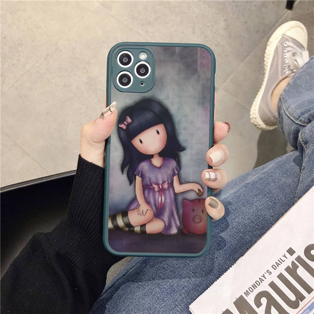 Japan Santoro G-Gorjuss Phone Cases For IPhone 16 15 14 Plus 13 12 11 Pro Max Matte Oft Bumper Phone Cover