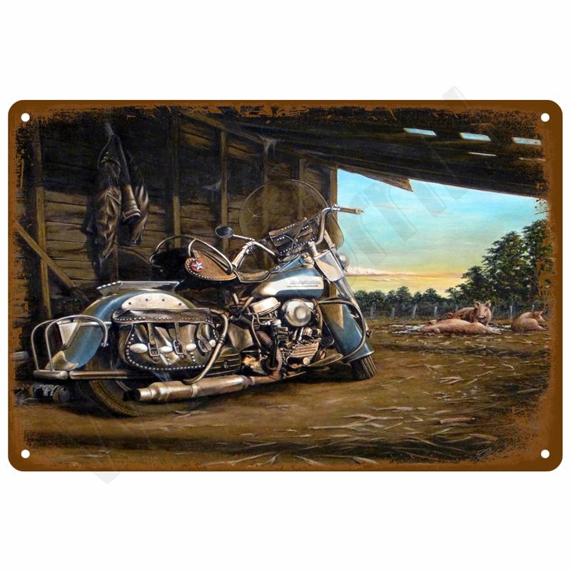 Vintage Room Decoration Home Decor Items Tin Signs Aesthetic Men Bedroom Metal Signs Retro Metal Plate Posters Wall Art Mural