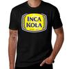Хит продаж Футболка с символикой Inca Kola мужская футболка милые топы Эстетичные наряды для мужчин