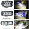 Мотоциклетная фара LED 12V 80V Фары для вождения Высокая яркость 8/12/16/30 LED Водонепроницаемая Вспомогательная фара Внешний прожектор