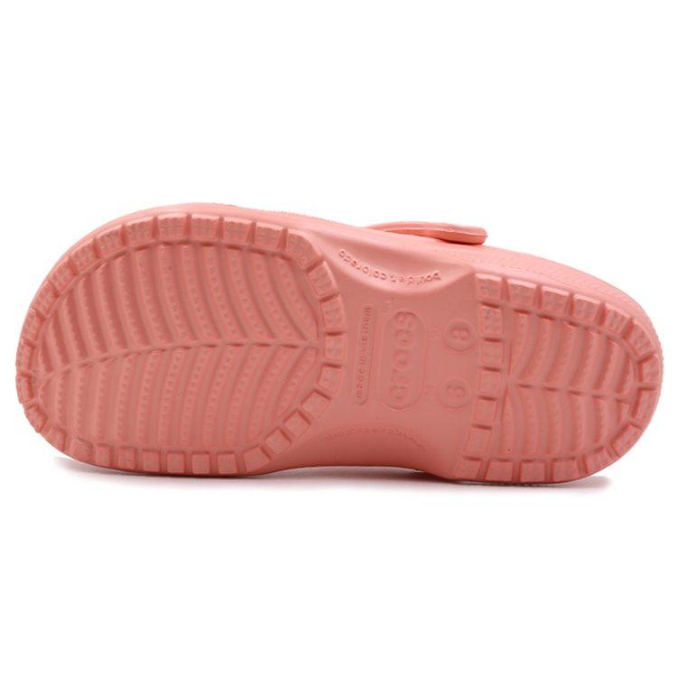 Crocs Классические клоги для улицы, пляжного спорта, шлепанцы, розовые, женские, 10001-737