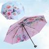 Double Layer Double-sided Printed Umbrella, Black Glue, Sunscreen, UV Protection, Sunshade Umbrella, Sun Umbrella, Reinforced An