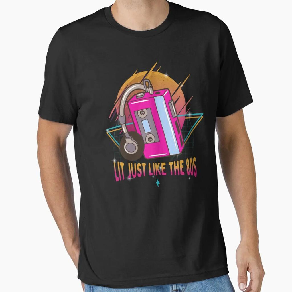 Copy of s Music Fan Tape Party Vaporwave Essential T Shirt vintage Washed Unisex designer clothes fashion homme Stylish
