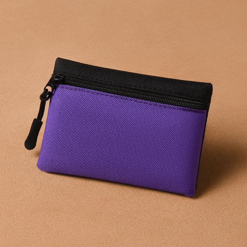Мини-мешочек для мелочи, простой и портативный, высококачественный тканевый органайзер, на молнии, маленький кошелек, отделение для карт, детский кошелек для монет для студентов.