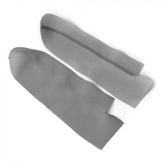 Pair Grey Color Leather Car Inner Door Armrest Cover Replace For Honda CRV 07-11