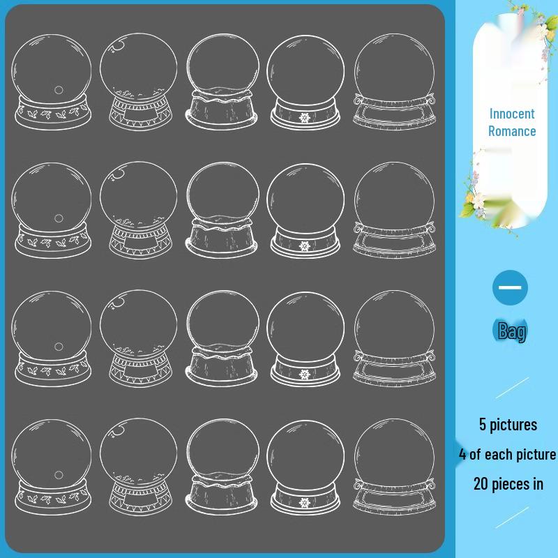 Handmade Transparent Dried Flower Bookmark Kit - Spring Collection for Students