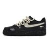 Nike Air Force 1 07 811 Manufacturing, Rose Poker Card, Special Shoe Box Low top Skateboard Shoes Unisex Black Yellow CW2288-001(Team80-S-BOX)
