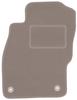Beige driver's mat for: Opel Adam hatchback (2012-)