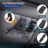 WKZA3 Simple Leather Sunglasses Holder For Citroen C4 C3 C5 C1 C2 Berlingo Celysee Cactus Picasso Aircross Saxo Grand