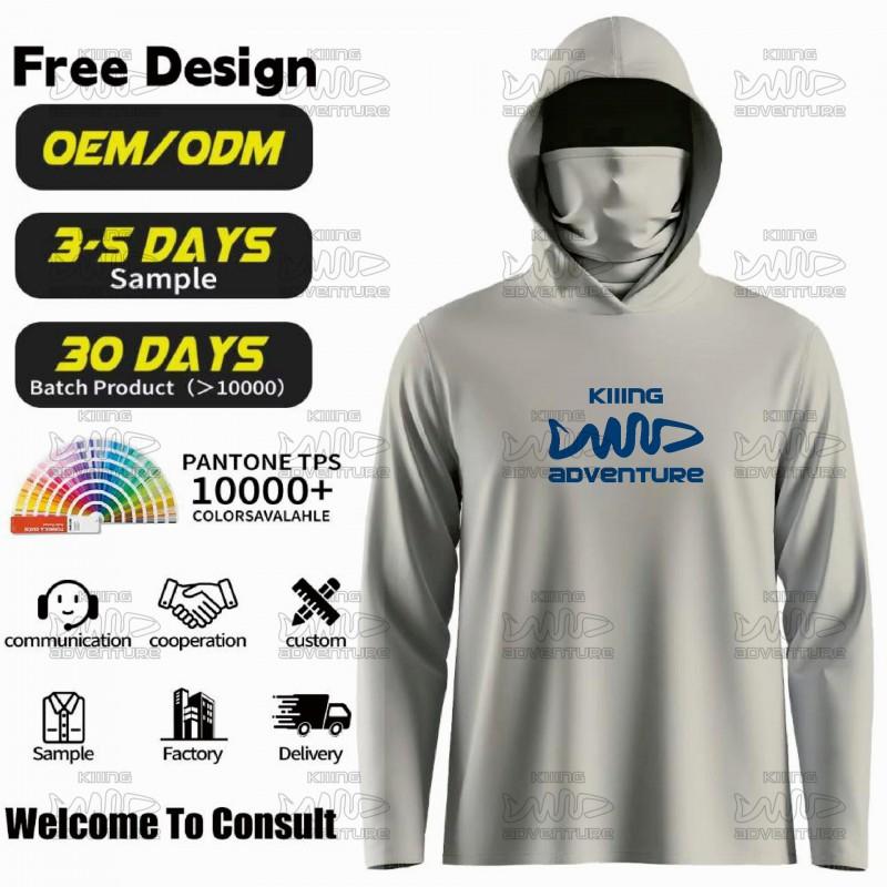 Ultra-Light Fishing Sun Protection Jacket With Face Cover Breathable UV-Blocking Outdoor Gear Men