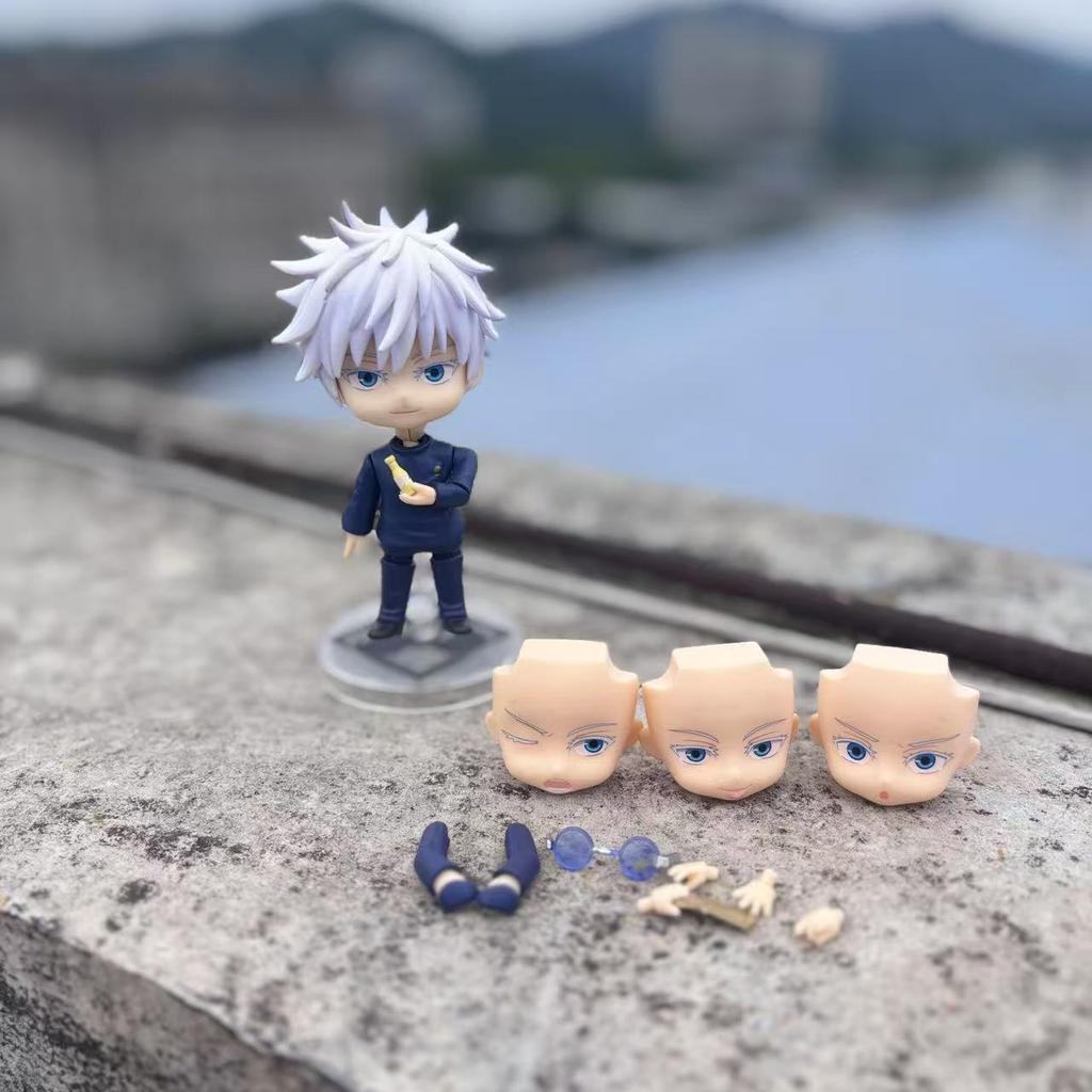 Дешевая Аниме Jujutsu Kaisen Годжо Сатору Милая 2205 Фигурка Модель Игрушки