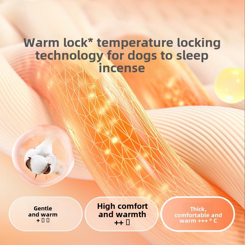 Осенне-зимнее стеганое переносное гнездо для собак, гнездо для кошек, юрта для собак средних и маленьких пород, закрытое утолщенное гнездо для домашних животных