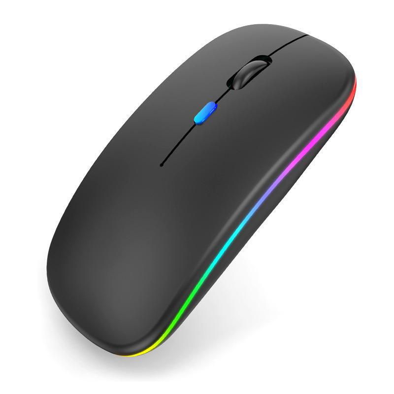 New Silent Bluetooth 5.0 Dual Mode Luminous Wireless Mouse for Notebooks and Gaming (2.4G)