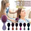 Mini Portable Hair Brush Soft Bristles Scalp Massage Portable Anti-static Hair Styling Detangling