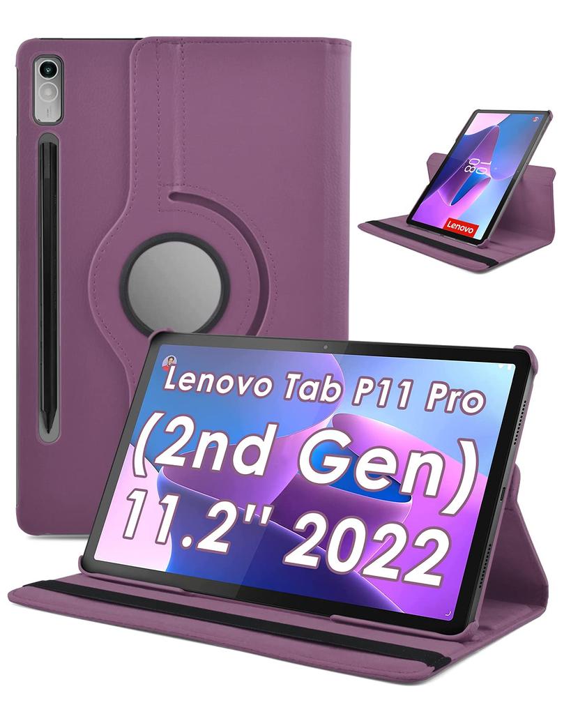 Вращающийся чехол для Lenovo XiaoXin Pad Pro 11,2 дюйма P11 Pro Gen 2 TB-132FU 2022, чехол из искусственной кожи, планшет Funda Pad Pro 2022, 11,2 дюйма;