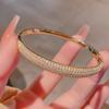 New Half-circle Bracelet with Light Luxury and High-end Feel Buckle Bracelet with Versatile Light Luxury and High-end Feel